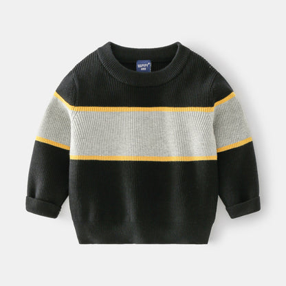 [383163] - Atasan Sweater Crewneck Import Anak Laki-Laki - Motif Different Colour