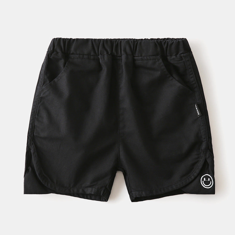 [383173] - Celana Pendek Chino Santai Anak Laki-Laki - Motif Plain Smile