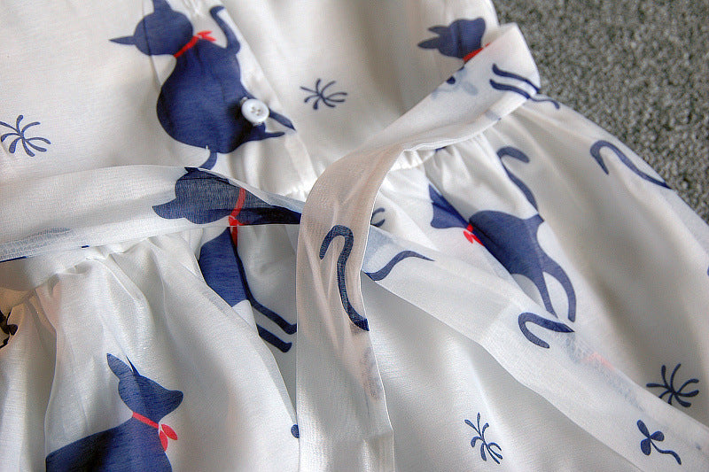 [363240] - Dress Fashion Trend Anak Perempuan - Motif Tame Cat