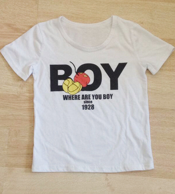 [356104-WHITE BLACK] - Setelan Santai Anak / Setelan Anak / Setelan Summer Anak - Motif Boys Writing