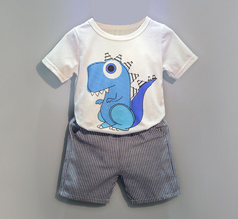 [356135] - Baju Setelan Santai Anak - Motif Big Eyes Monster
