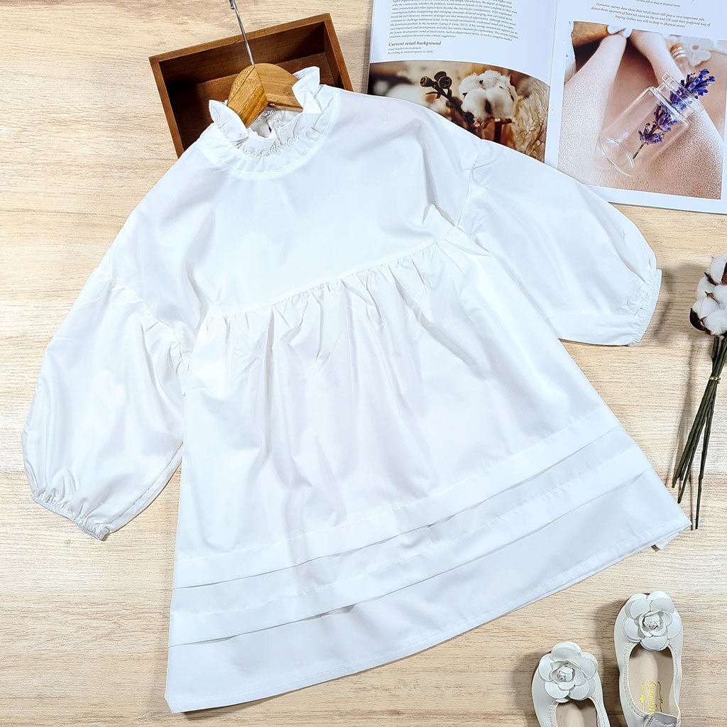 [507537] - Dress 2 In 1 Fashion Anak Perempuan - Motif Big Lace