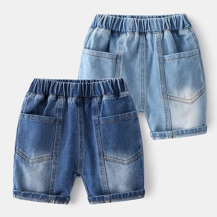 [513314] - Bawahan Pendek / Celana Jeans Anak - Motif Faded Pocket