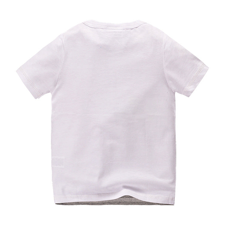 [357184] - Atasan Anak / Kaos Anak / Atasan Kaos Anak Trendi - Motif Motorcycle and Car