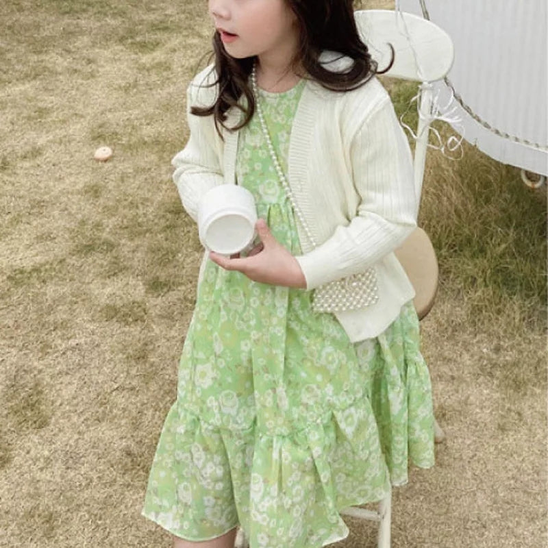 [507369] - Dress Fashion Anak Perempuan - Motif Flower