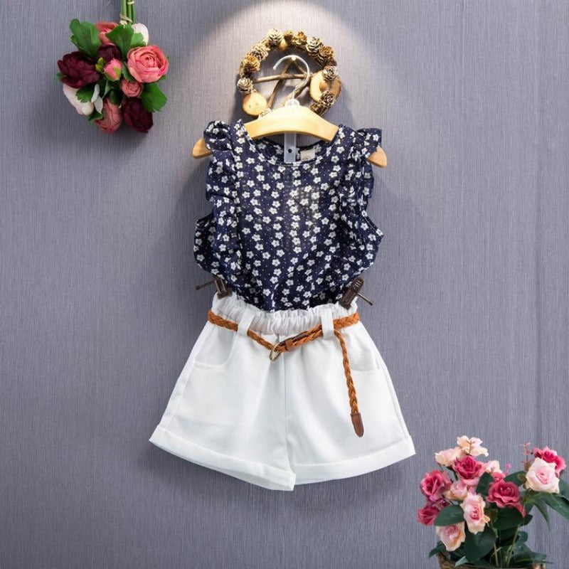 [363148] - Setelan Fashion Anak Perempuan - Motif Star Flower