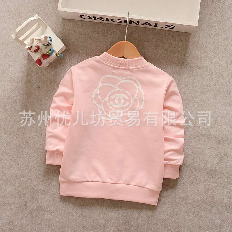 jual [102134] - Jaket Cardigan Anak Perempuan 1-4 Tahun - Motif Flower Rose [B1043] 