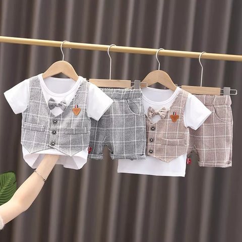 [368437] - Setelan Kemeja Fashion Anak - Motif Tartan Plaid