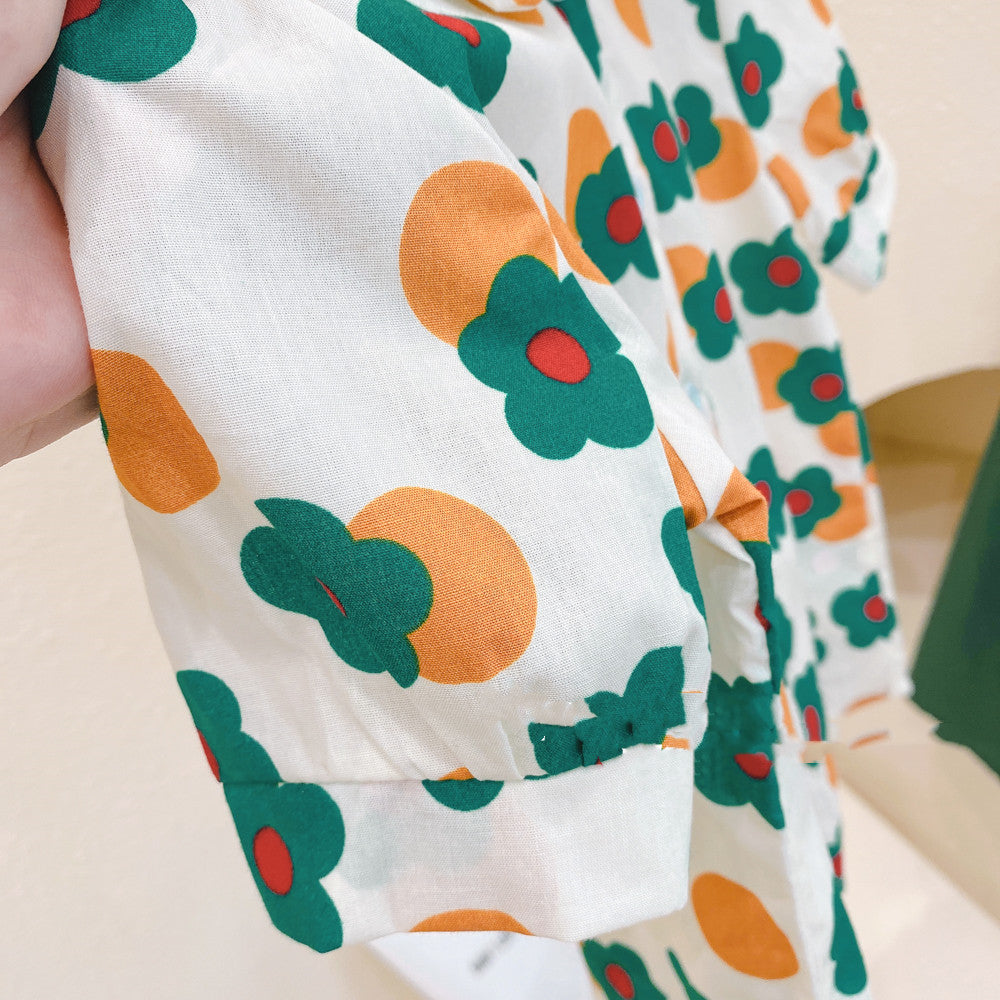 [363477] - Setelan Anak Fashion Trendy - Motif Round Flower