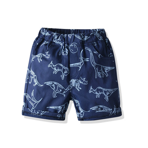 [502117] - Celana Pendek Casual Anak - Motif Dino's Painting