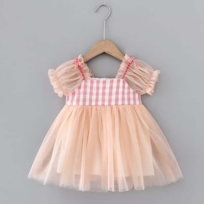 [001268] - Dress Fashion Anak Perempuan Import - Motif Unique Dress