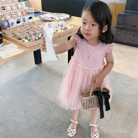 [507153] - Dress Fashion Anak Perempuan - Motif Tutu Beads
