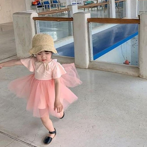 [507159] - Dress Fashion Anak Perempuan - Motif Back Strap