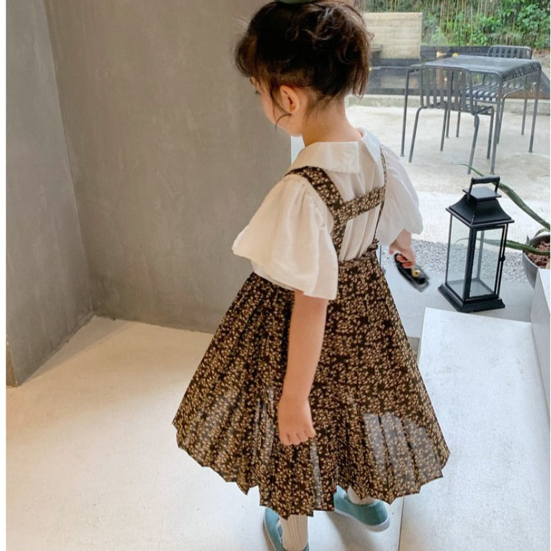 [507216] - Setelan Overall Fashion Anak Perempuan - Motif Little Flower