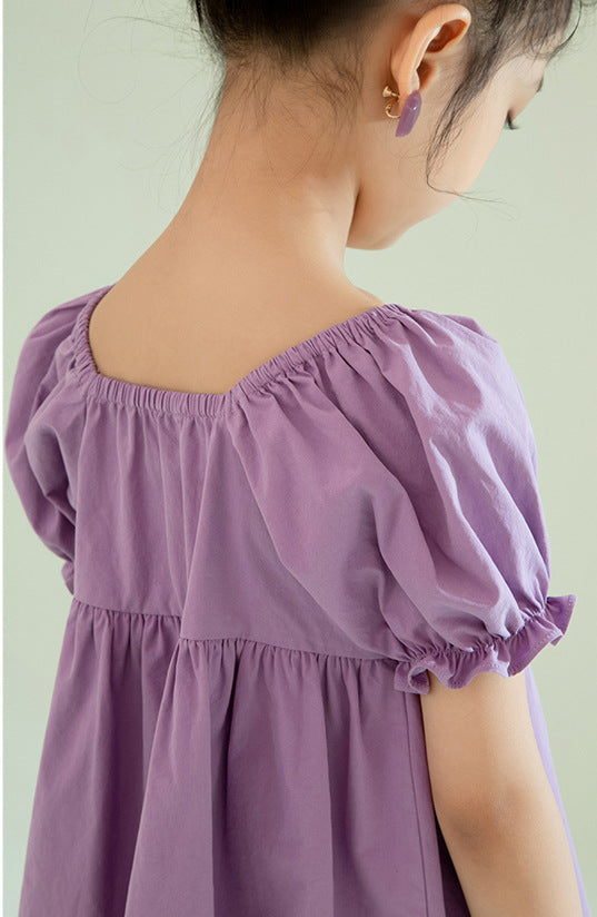 [507219] - Dress Fashion Anak Perempuan - Motif Wave Arm