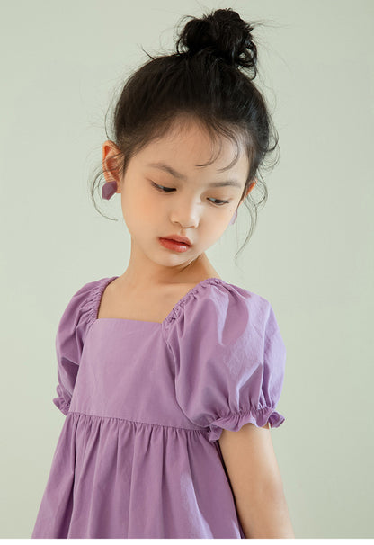 [507219] - Dress Import Fashion Anak Perempuan - Motif Wave Arm