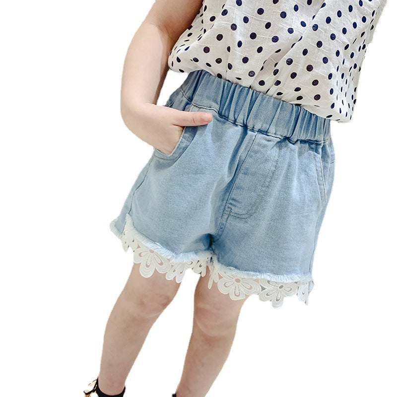 [507258] - Celana Pendek Anak Perempuan - Motif Flower Tassel