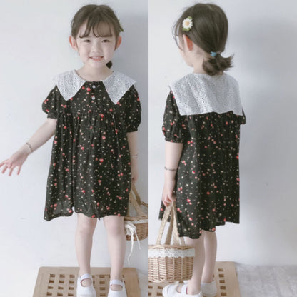 [507283] - Dress Fashion Anak Perempuan - Motif Red Spot