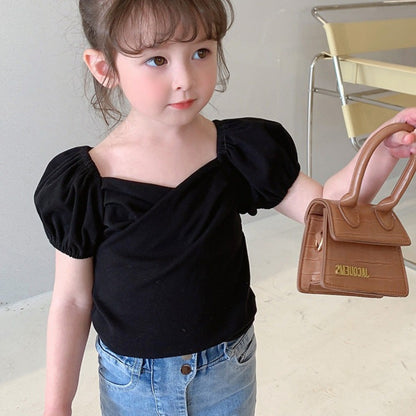 [507299] - Blouse Fashion Anak Perempuan Import - Motif One Color
