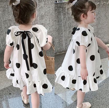 [507308] - Dress Fashion Anak Perempuan - Motif Bloated Arm