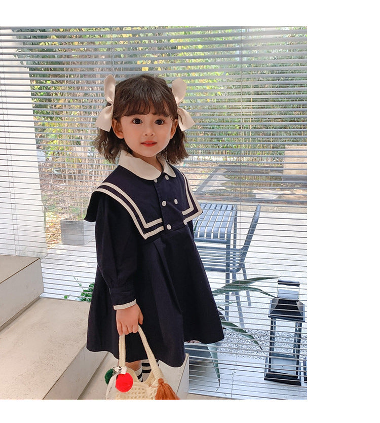 [507339] - Dress Fashion Anak Perempuan - Motif Japanese Collar