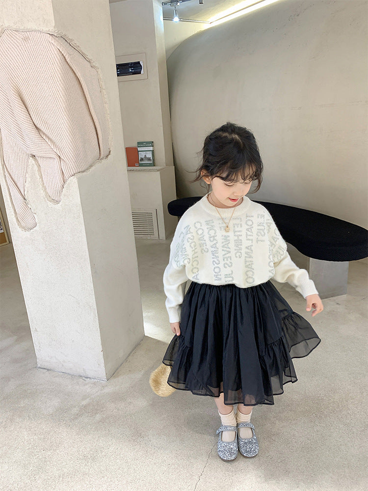 [507345] - Bawahan Rok Fashion Anak Perempuan - Motif Plain Color