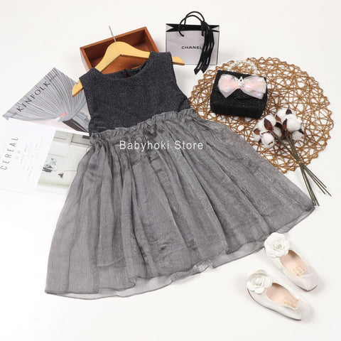 [507360] - Dress Fashion Anak Perempuan - Motif Plain Color