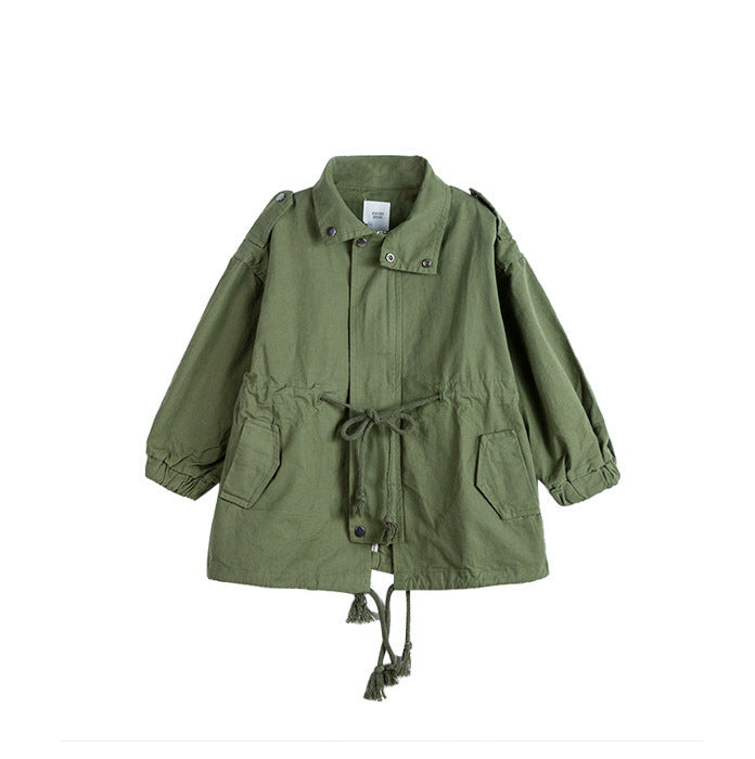 [507366] - Jaket Blazer Anak Perempuan Korean Style - Motif Plain Color