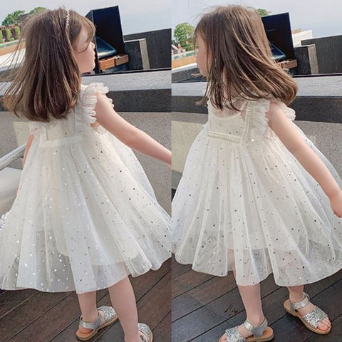 [507446] - Dress Fashion Anak Perempuan - Motif Glitter Spots