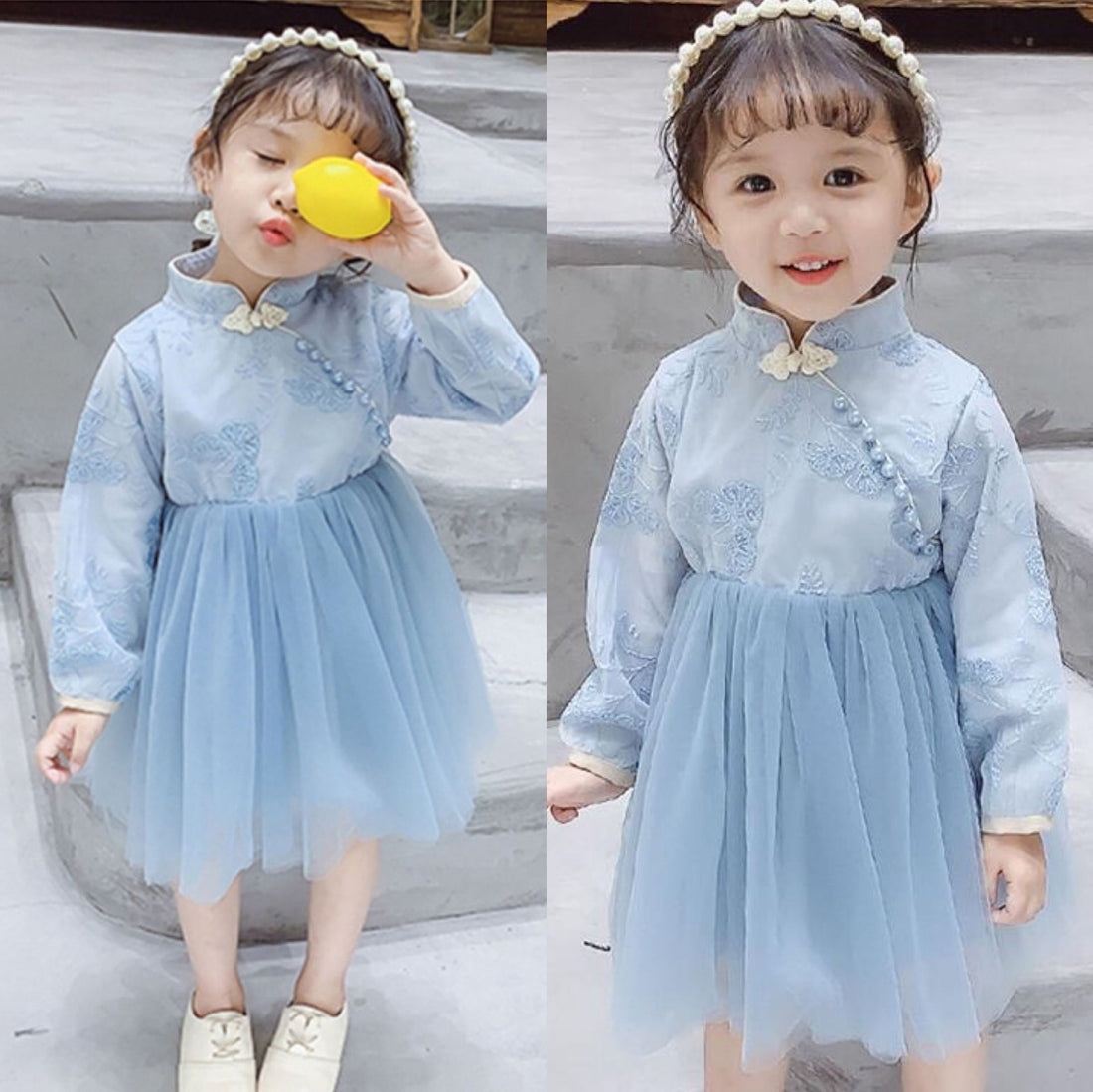 [507542] - Dress Import Budaya Tradisional Anak - Motif Shanghai Model