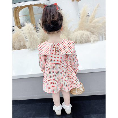 [507554] - Dress Lucu Anak Perempuan - Motif Little Heart