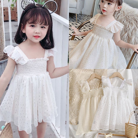 [507562] - Dress Kutung Anak Perempuan - Motif Down Light