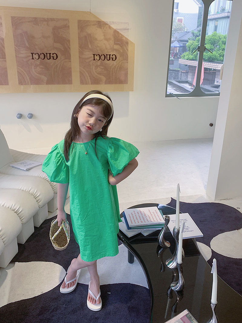 [507580] - Dress Anak Perempuan - Motif Inflated Arms