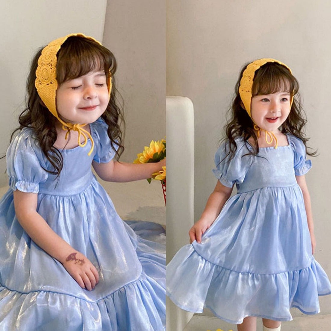 [507589] - Dress Fashion Anak Perempuan - Motif Squishy Plain