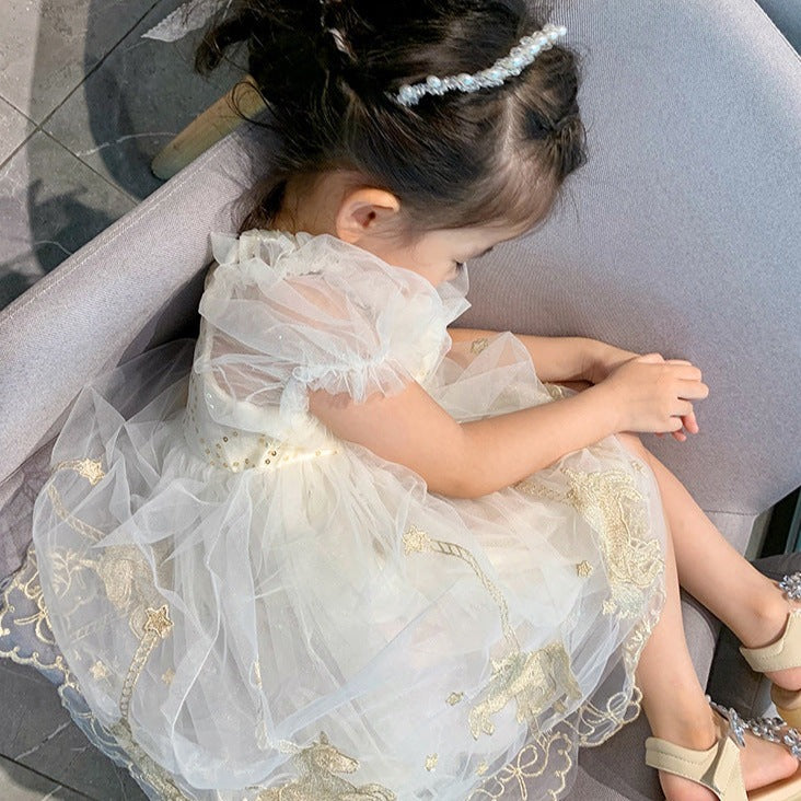 [507603] - Dress Fashion Anak Perempuan - Motif Fading Star
