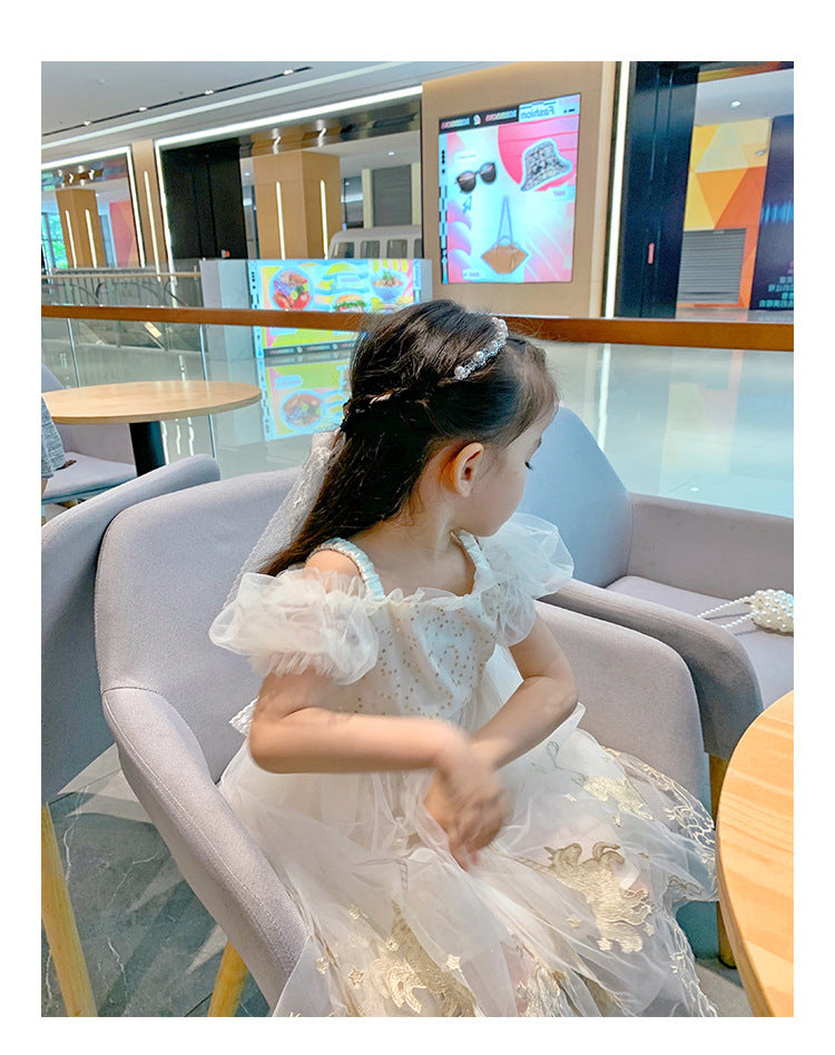 [507603] - Dress Fashion Anak Perempuan - Motif Fading Star