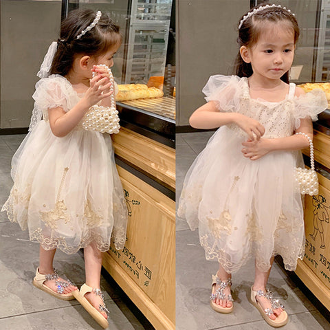 [507603] - Dress Fashion Anak Perempuan - Motif Fading Star