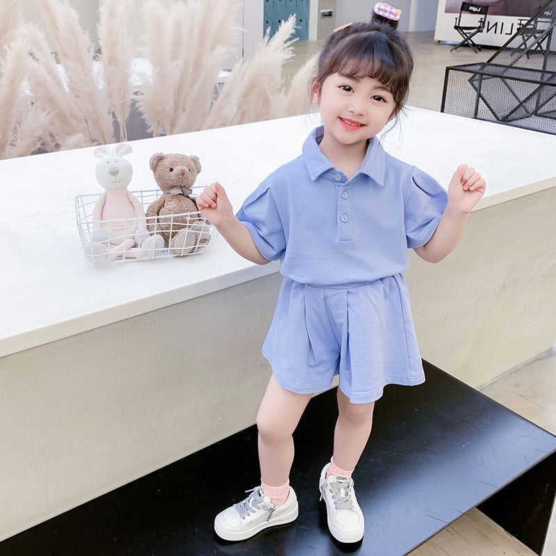 [507616] - Setelan Fashion Anak Perempuan - Motif Casual Plain