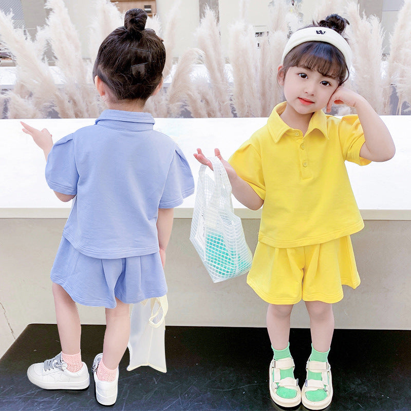[507616] - Setelan Fashion Anak Perempuan - Motif Casual Plain