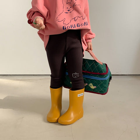 [507703] - Bawahan Celana Panjang Legging Anak Perempuan - Motif Bear Line