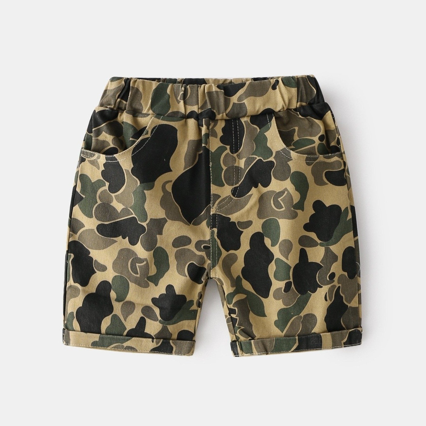 [513333] - Bawahan Pendek / Celana Style Santai Anak - Motif Abstract Army