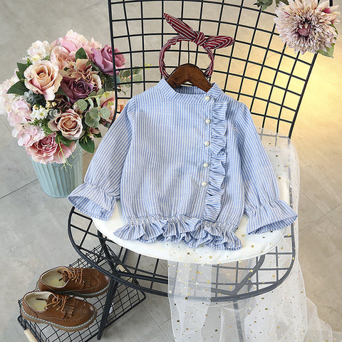 [508132] - Atasan Blouse Fashion Anak Kekinian - Motif Lace Vertically
