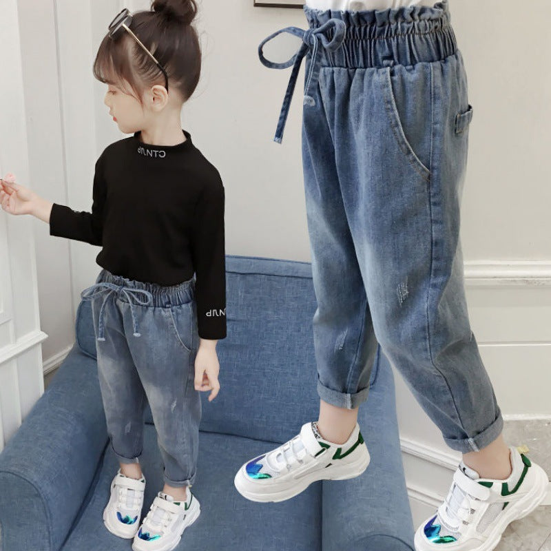 [508141] - Celana Jeans Anak Kekinian / Celana Anak Import - Motif Faded Color