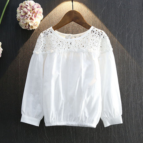 [508143] - Atasan Blouse Fashion Anak Kekinian - Motif Shoulder Flower