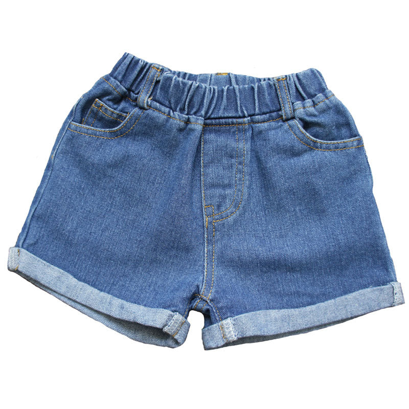 [508150] - Celana Jeans Anak Kekinian / Bawahan Pendek Anak - Motif Lower Roll