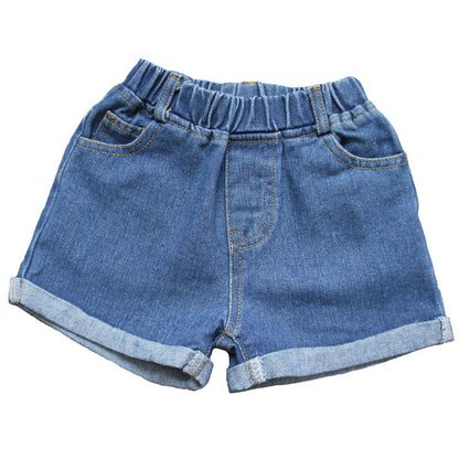 [508150] - Celana Jeans Anak Kekinian / Bawahan Pendek Anak - Motif Lower Roll