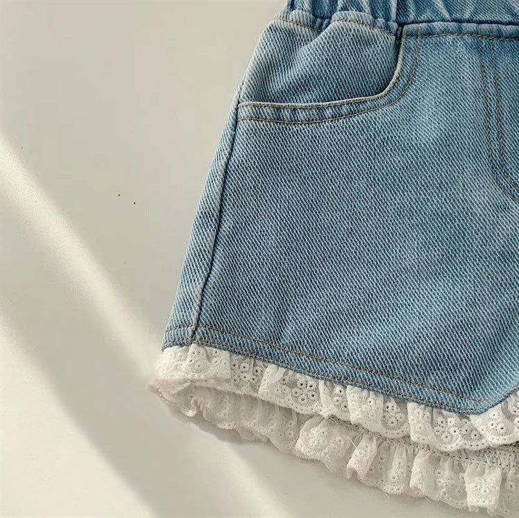 [508158] - Celana Pendek Jeans Anak Kekinian - Motif Classic Jeans