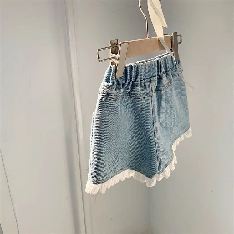 [508158] - Celana Pendek Jeans Anak Kekinian - Motif Classic Jeans