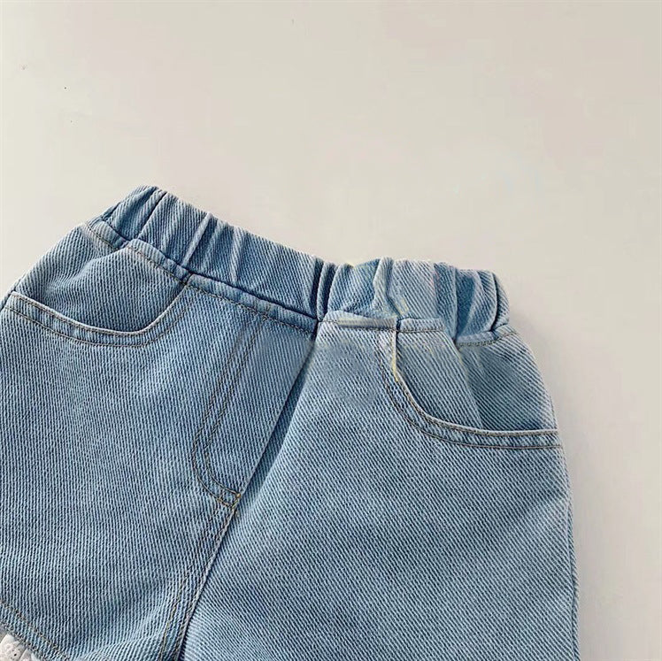 [508158] - Celana Pendek Jeans Anak Kekinian - Motif Classic Jeans