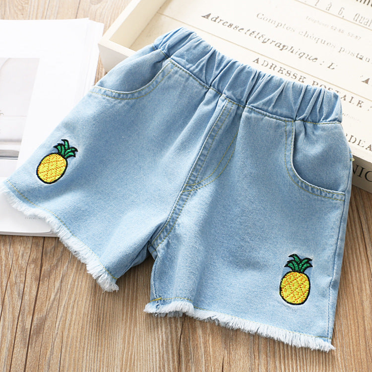 [508164] -Celana Pendek Import Anak Kekinian - Motif Pineapple